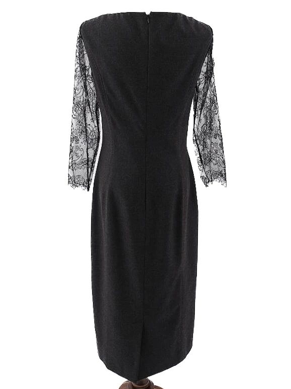 NEW Clips Gray Lace Dress XL Women&