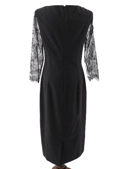NEW Clips Gray Lace Dress XL Women&