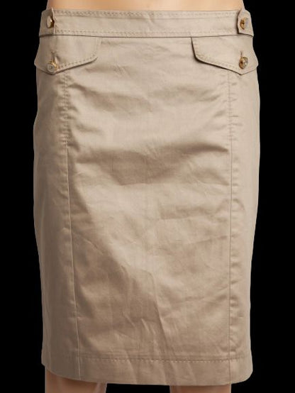 Good Gianfranco Ferr� Green Polyester Knee-Length Skirt Size M