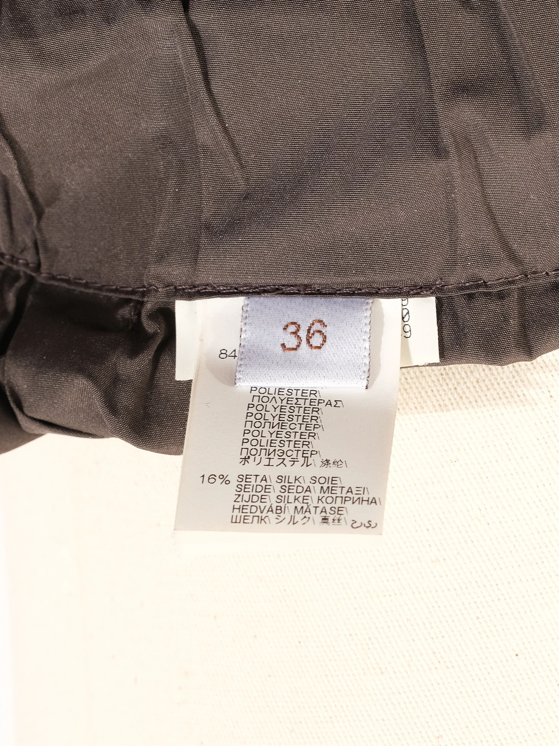 Perfect Brunello Cucinelli Gray Silk Pleated Skirt Size XS