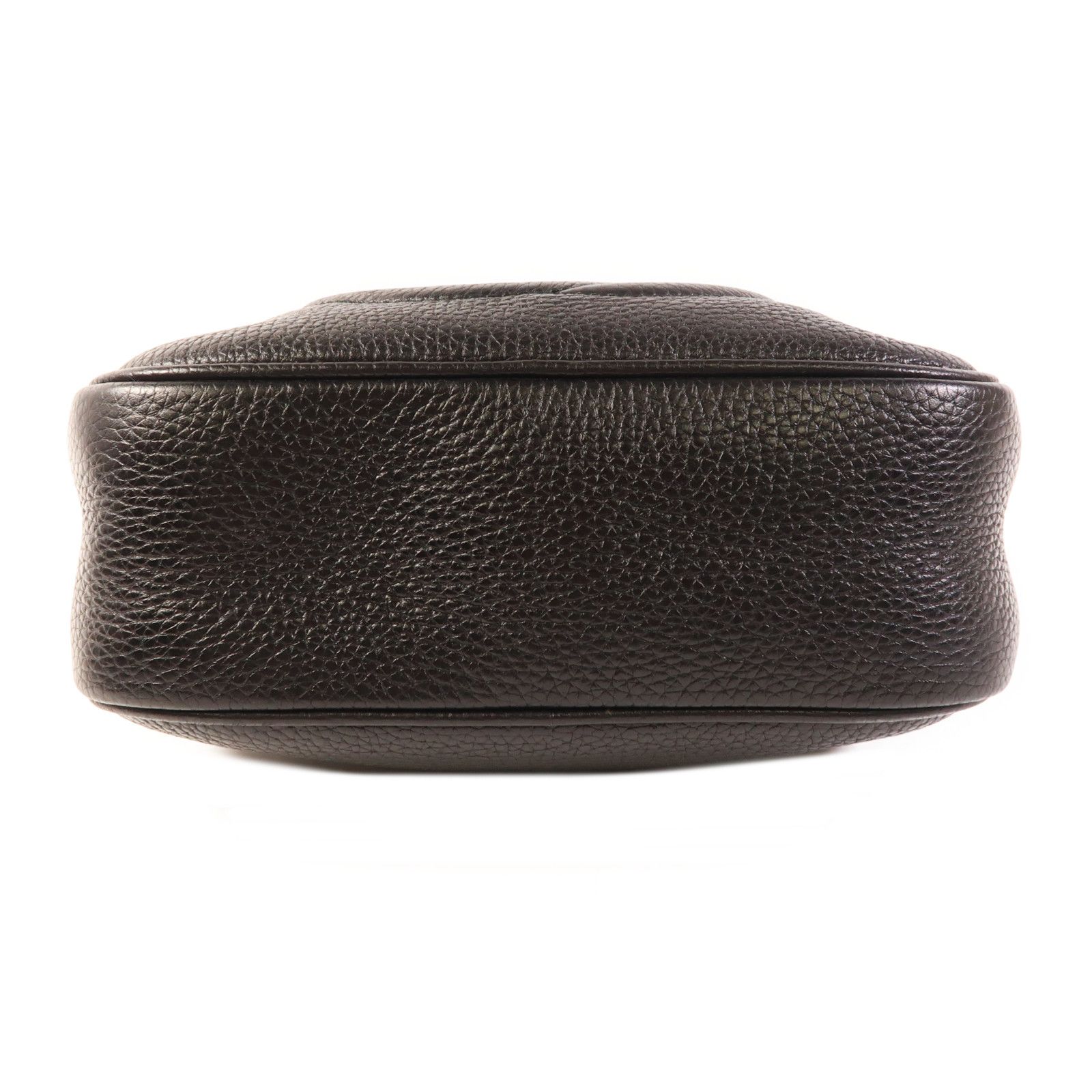 Gucci Cowhide Leather Shoulder Bag Black Calfskin (cowhide) 308364