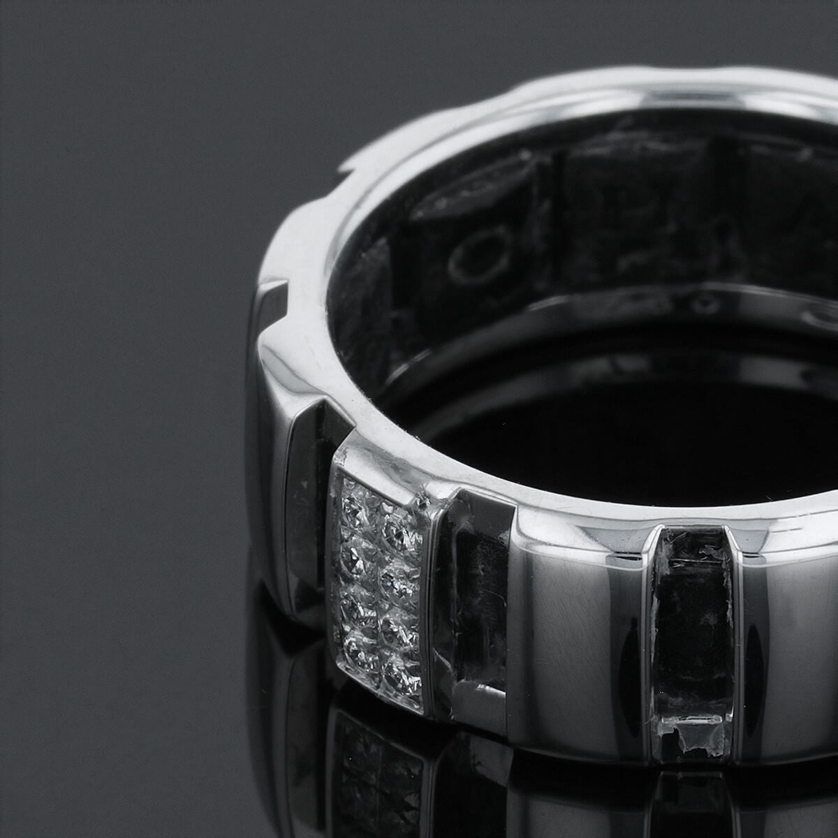 Chaumet Class One diamonds and gold ring