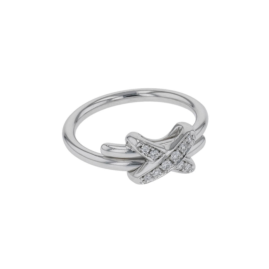 Chaumet Jeux de Liens diamonds and gold ring