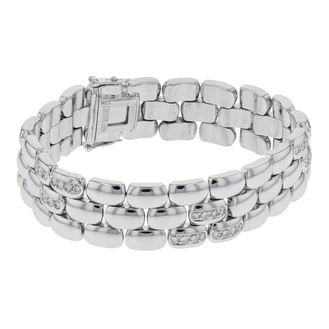 Chaumet Khesis diamonds and gold bracelet