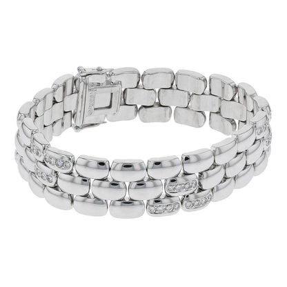 Chaumet Khesis diamonds and gold bracelet