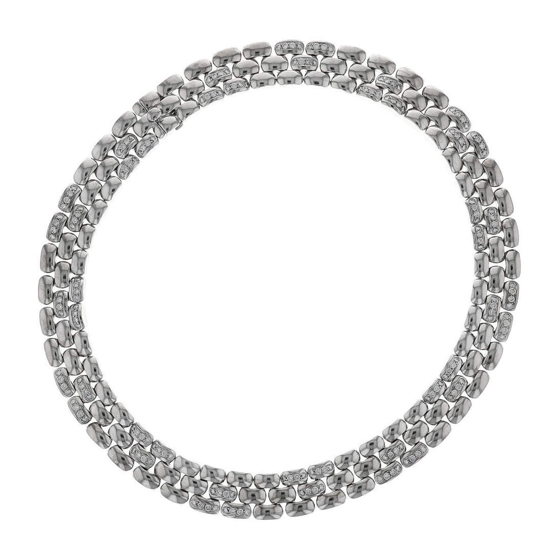 Chaumet diamonds and gold necklace