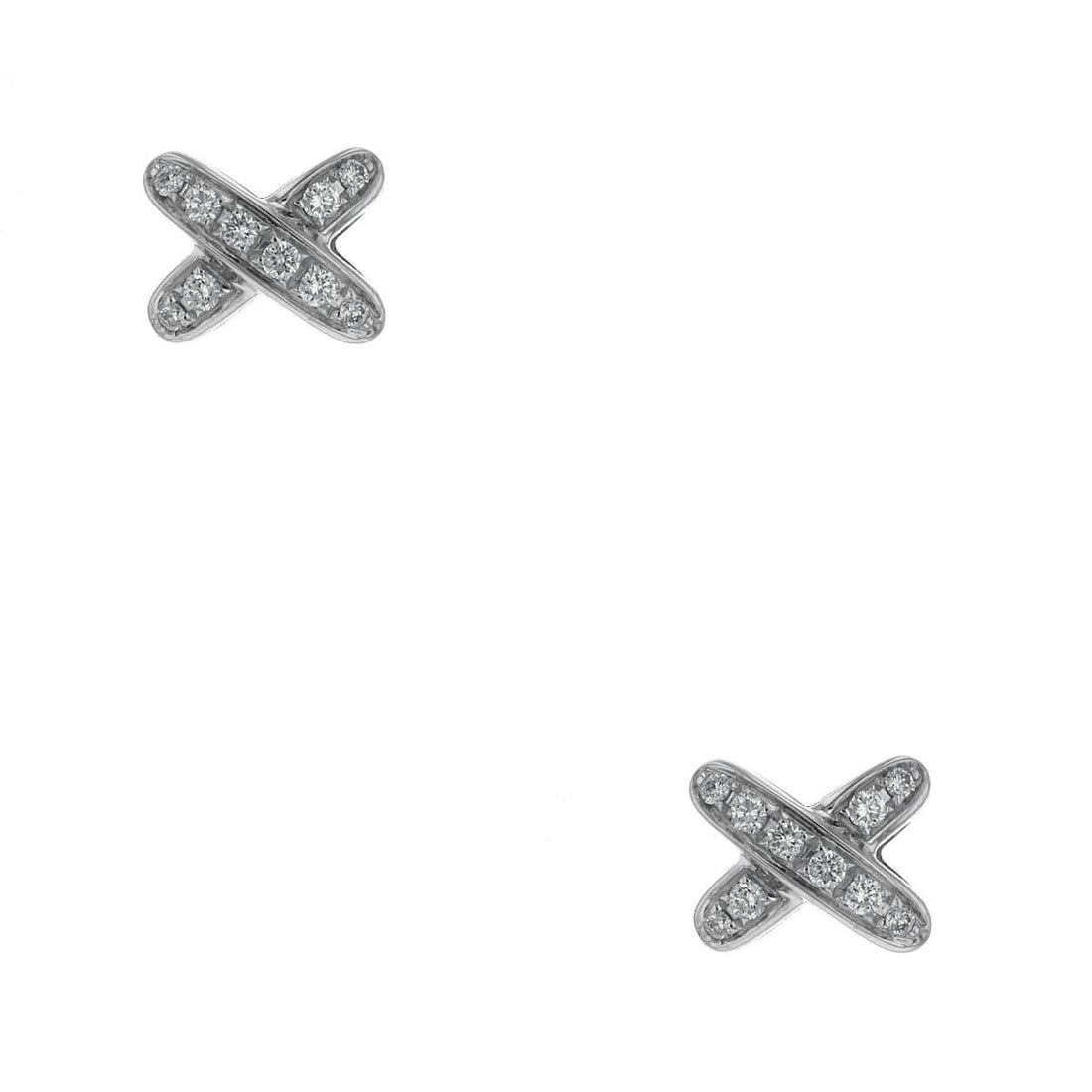 Chaumet Liens diamonds and gold earrings