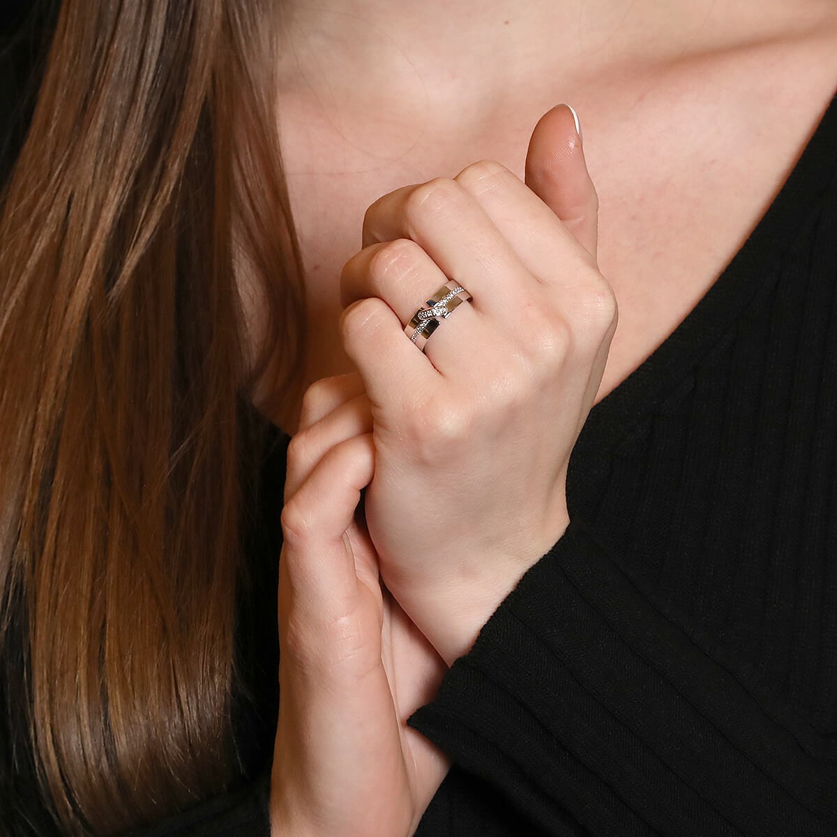Chaumet Liens diamonds and gold ring