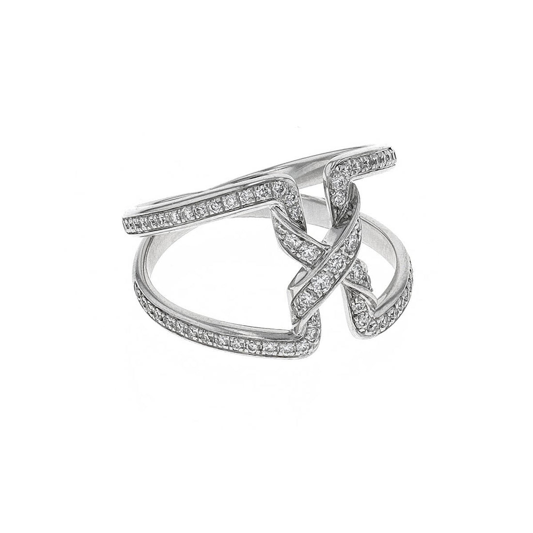 Chaumet Liens diamonds and gold ring