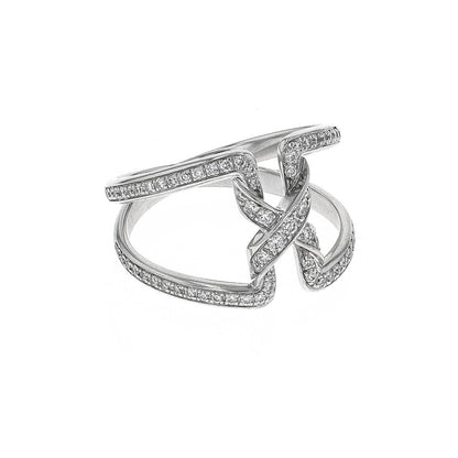 Chaumet Liens diamonds and gold ring