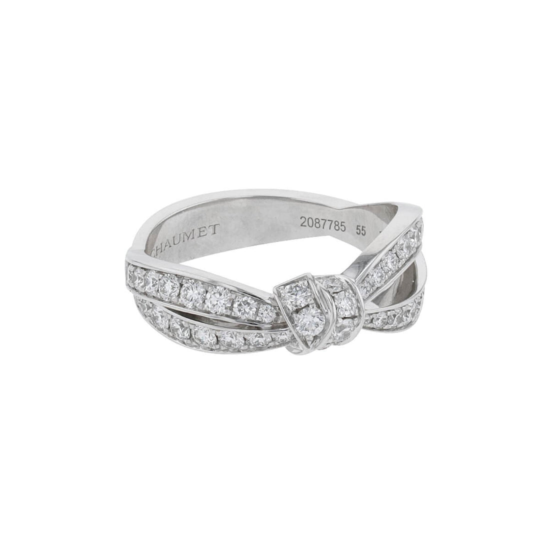 Chaumet Liens Seduction diamonds and gold ring