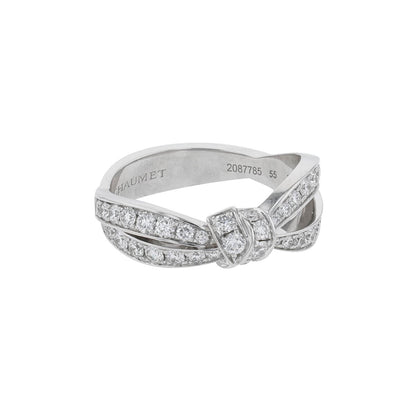 Chaumet Liens Seduction diamonds and gold ring