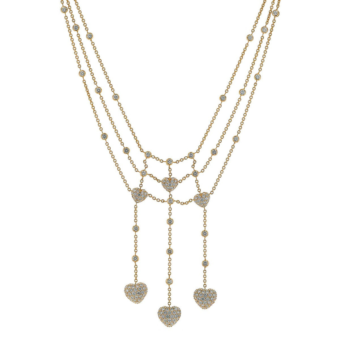 Chopard gold and diamonds necklace