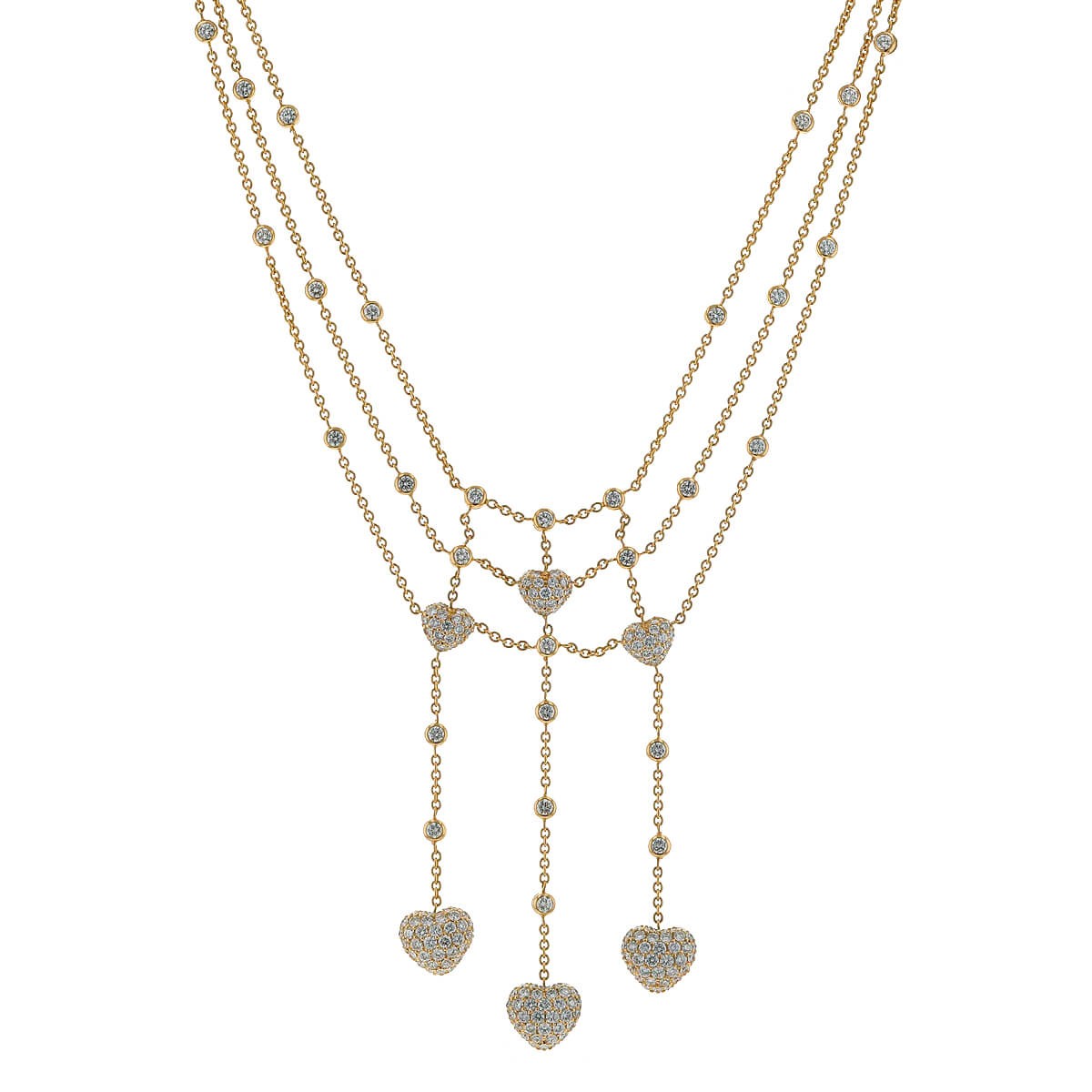 Chopard gold and diamonds necklace