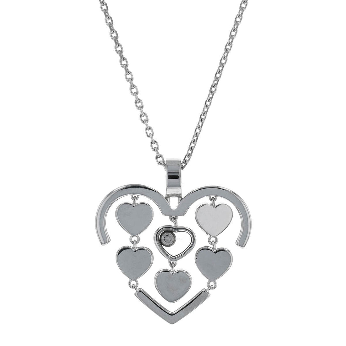 Chopard Happy Amore diamond and gold necklace