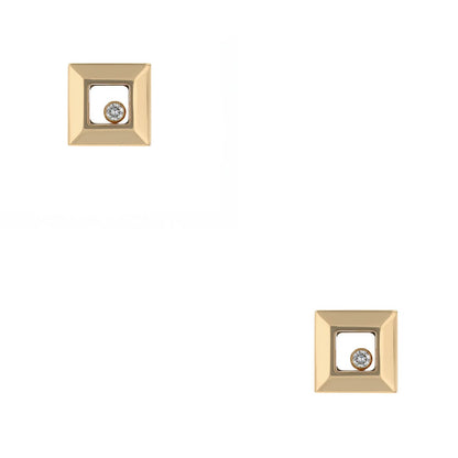 Chopard Happy Diamonds diamonds and gold earrings
