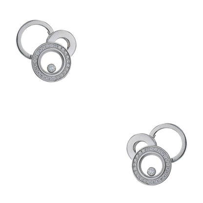Chopard Happy Diamonds diamonds and gold earrings