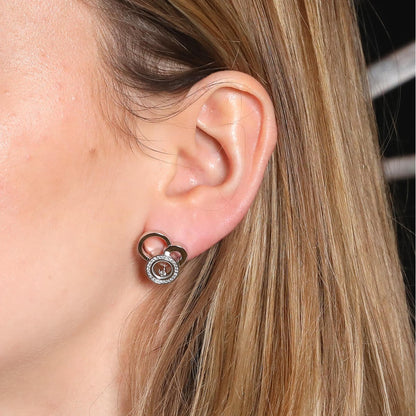Chopard Happy Diamonds diamonds and gold earrings