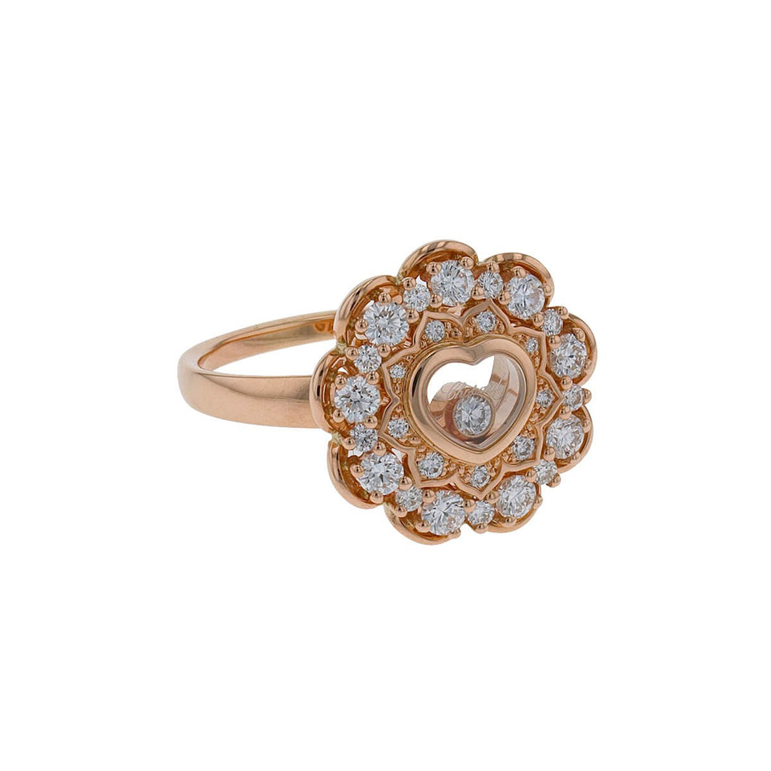 Chopard Happy Diamonds gold and diamonds ring