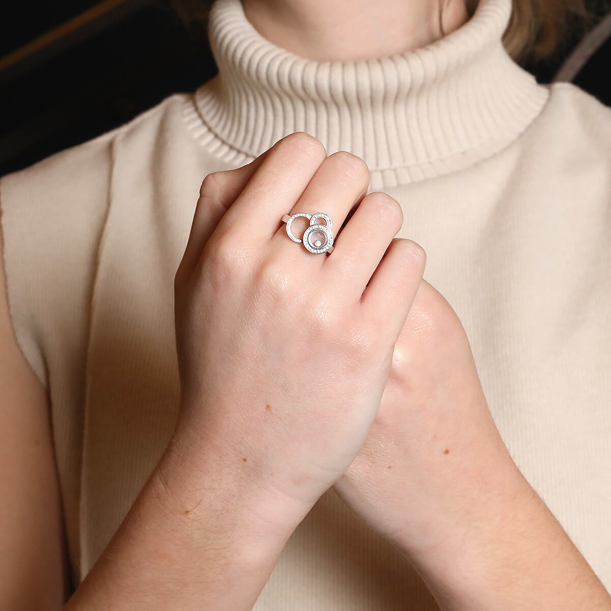Chopard Happy Dream diamonds and gold ring