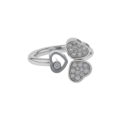Chopard Happy Hearts diamonds and gold ring