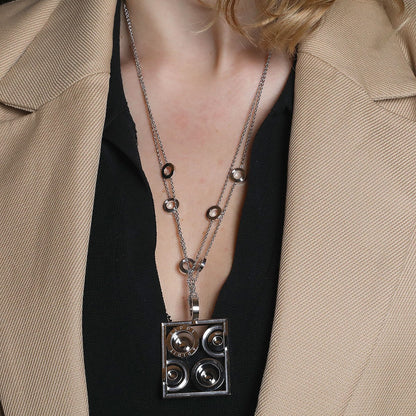 Chopard Happy Spirit diamonds and gold necklace