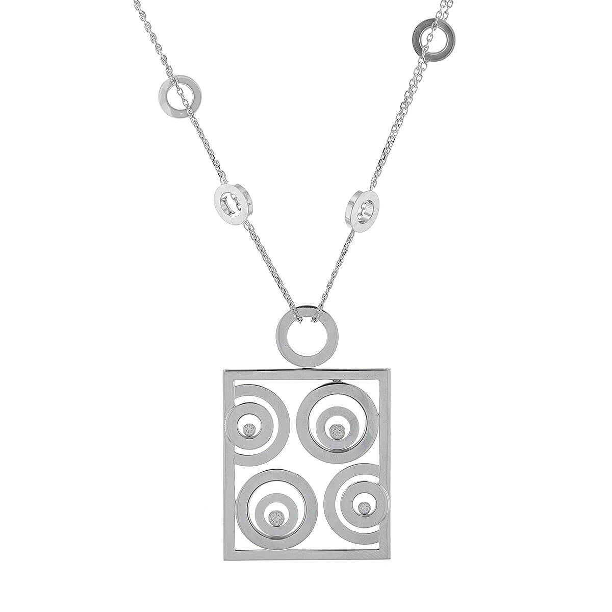 Chopard Happy Spirit diamonds and gold necklace