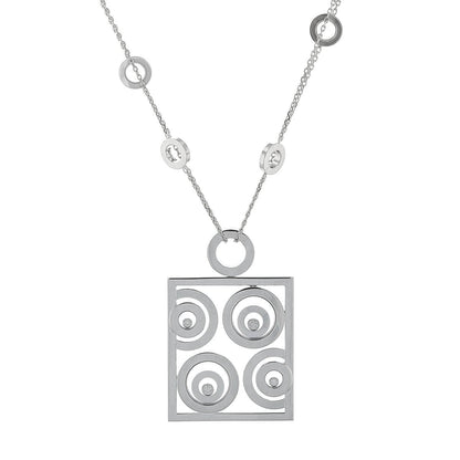 Chopard Happy Spirit diamonds and gold necklace