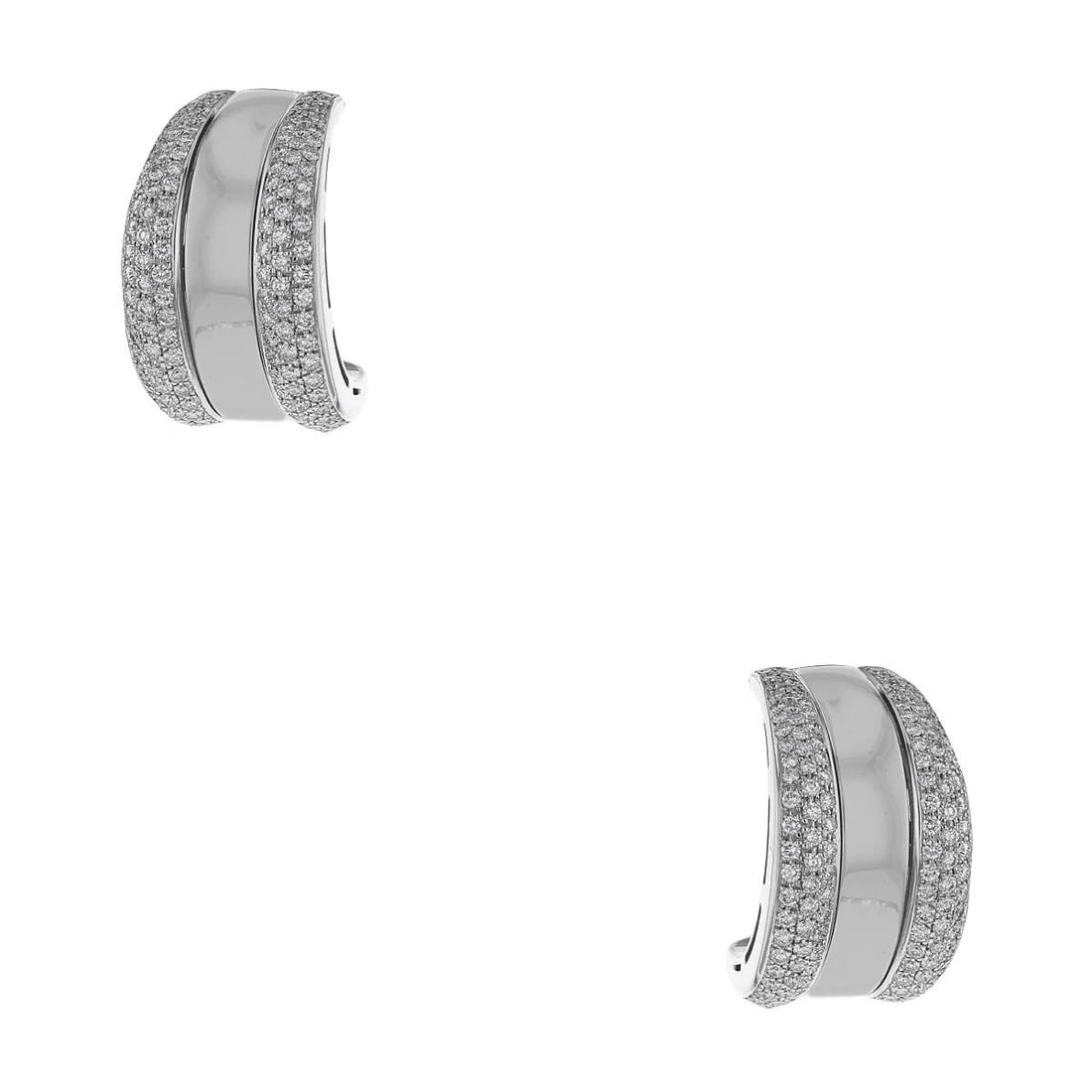 Chopard La Strada diamonds and gold earrings
