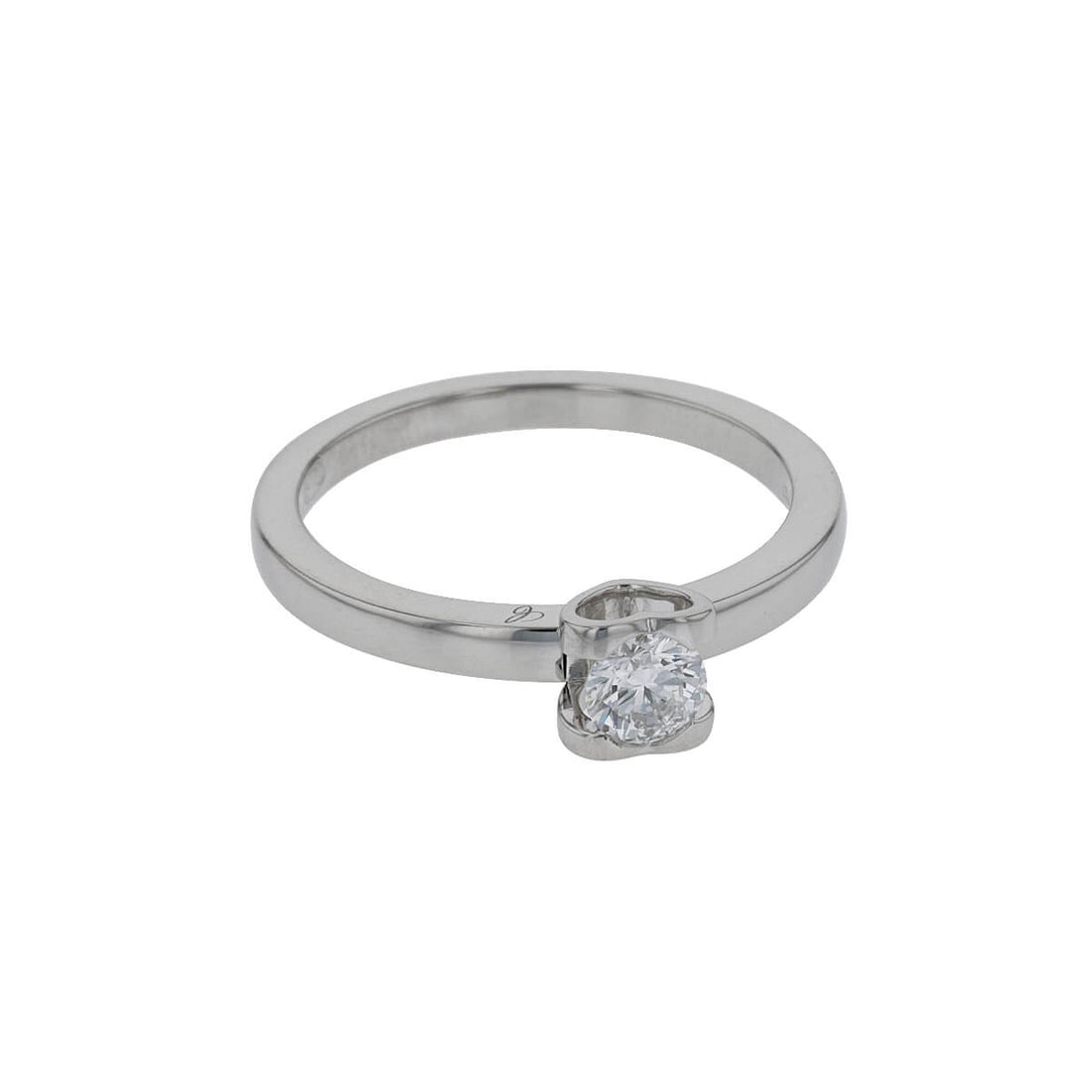 Chopard platinum and diamond ring