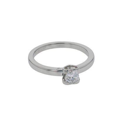 Chopard platinum and diamond ring