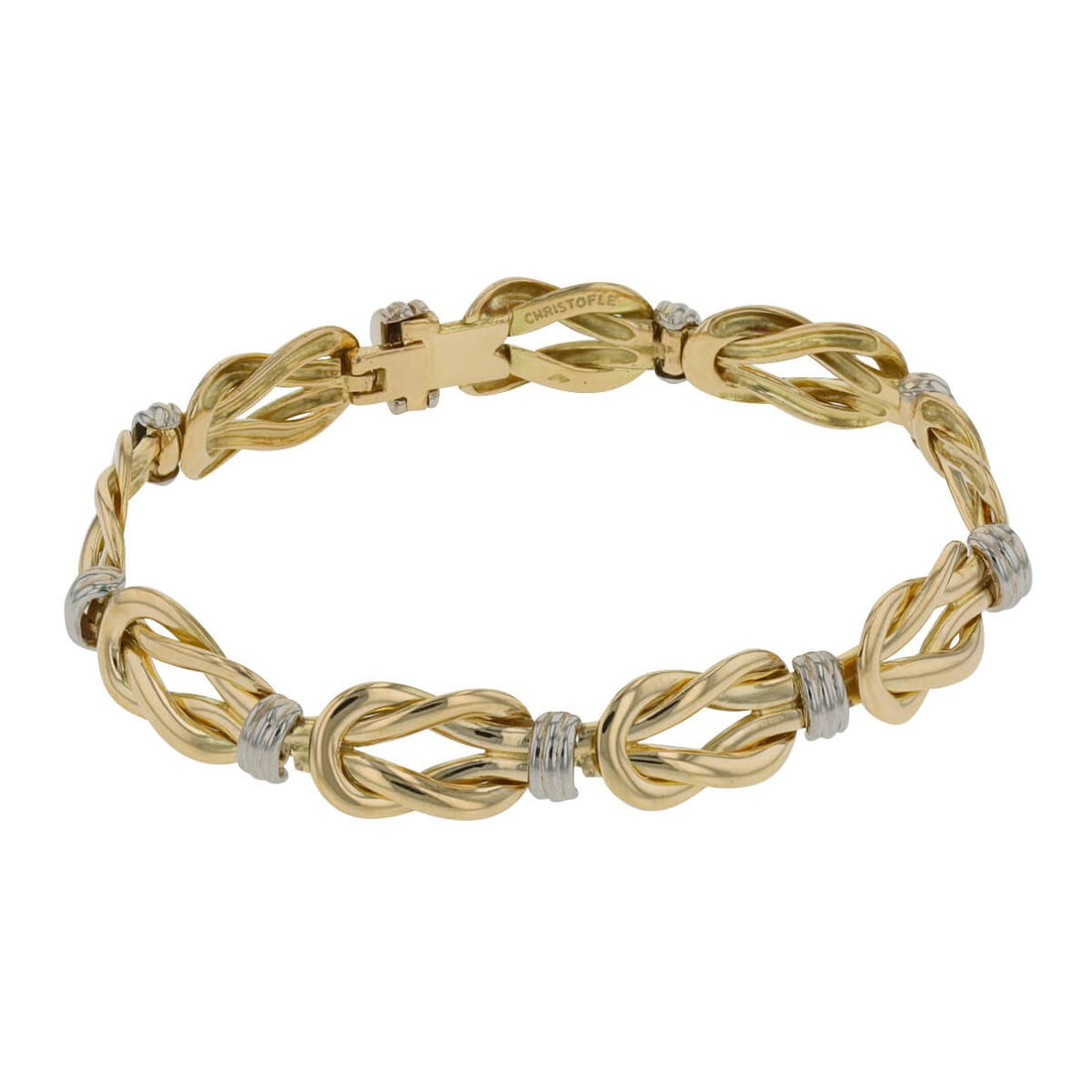 Christofle two tones gold bracelet