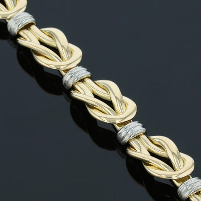 Christofle two tones gold bracelet