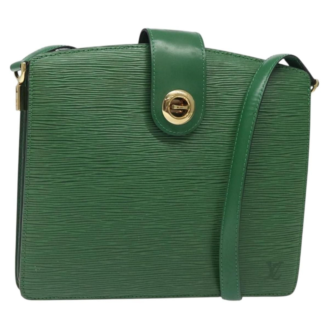 Louis Vuitton Epi Capuchin Shoulder Bag Green M 52344 Lv Auth