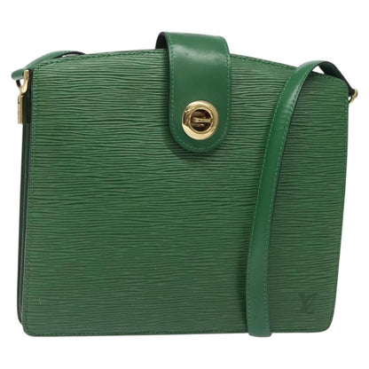 Louis Vuitton Epi Capuchin Shoulder Bag Green M 52344 Lv Auth