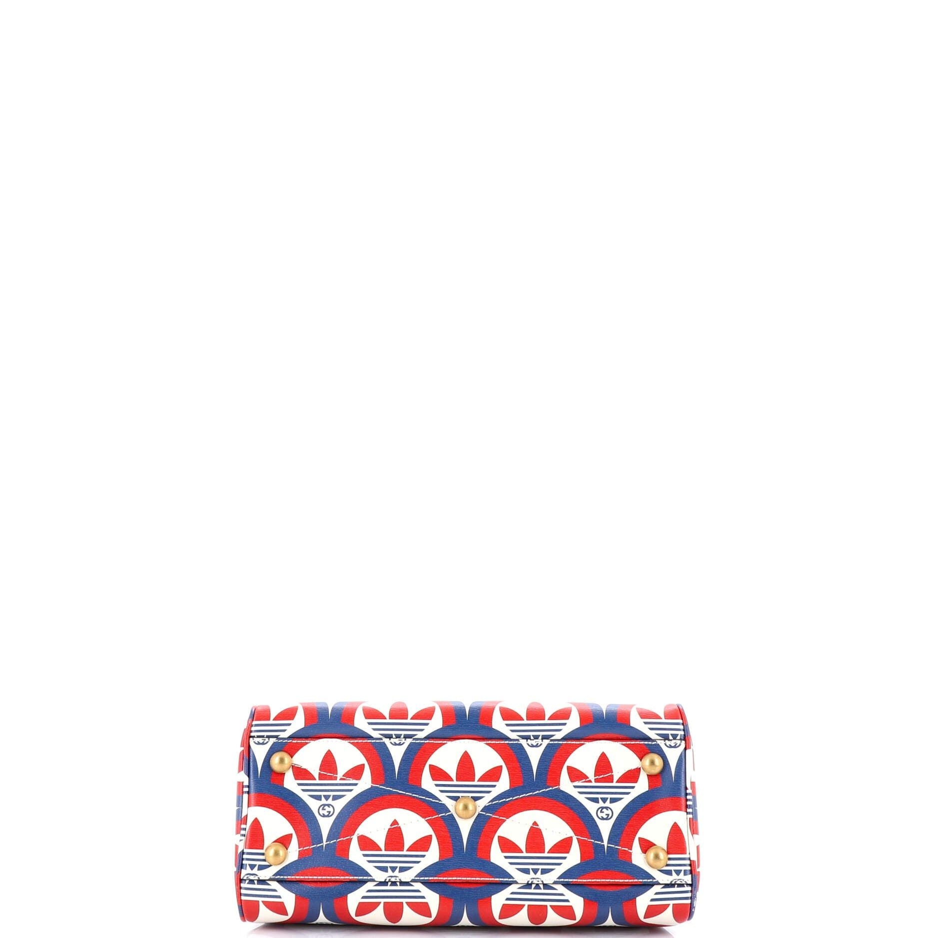 Gucci X Adidas Duffle Bag Printed Leather Mini