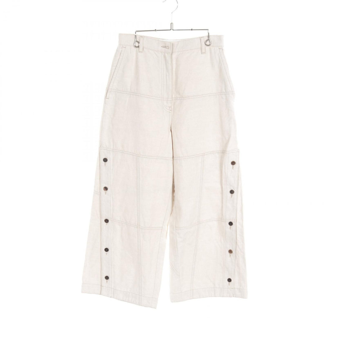 Loewe Pants Beige Cotton Fabric S 359331xdk