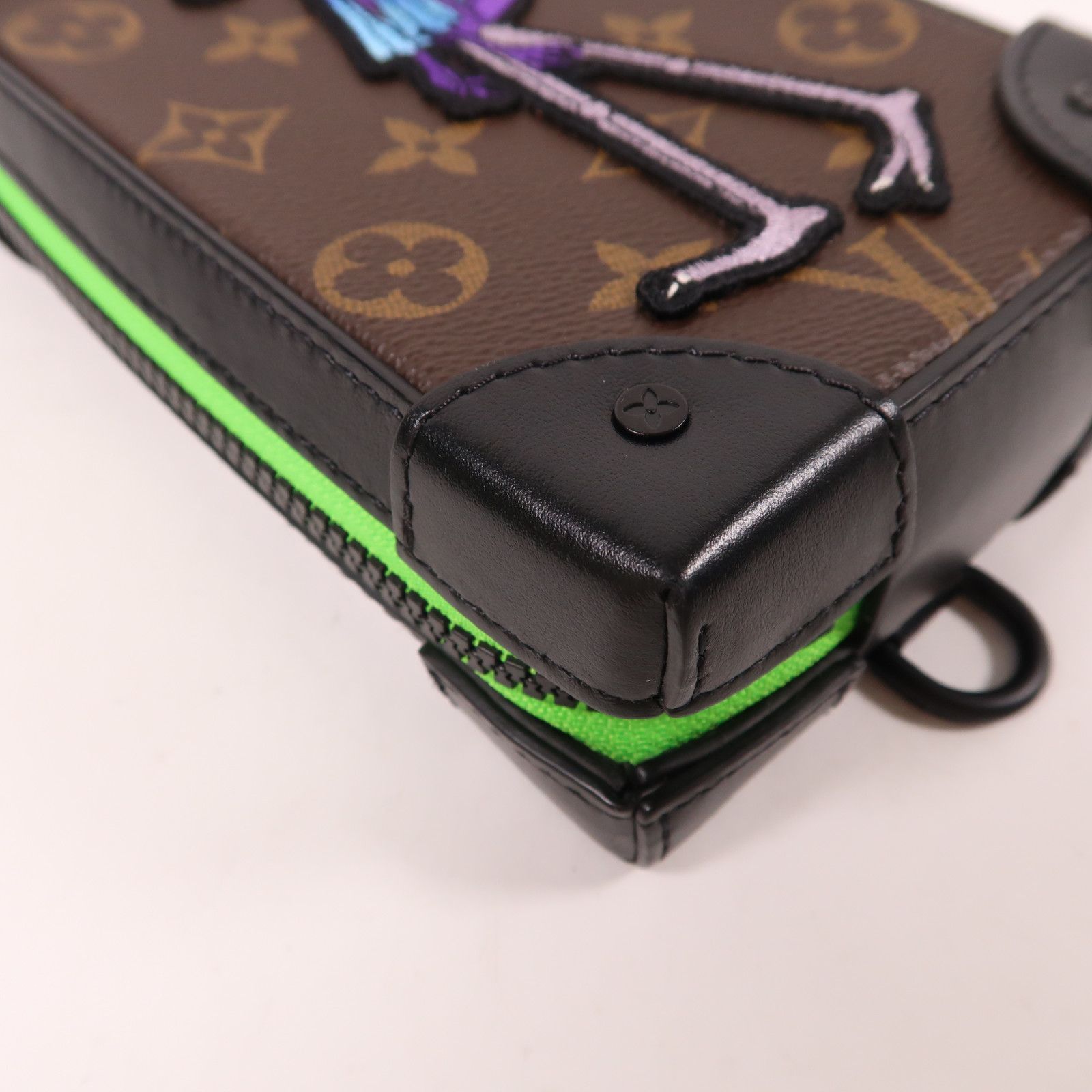 Louis Vuitton Monogram Soft Trunk Phone Box Shoulder Bag Black Shoulder Bag M 80144