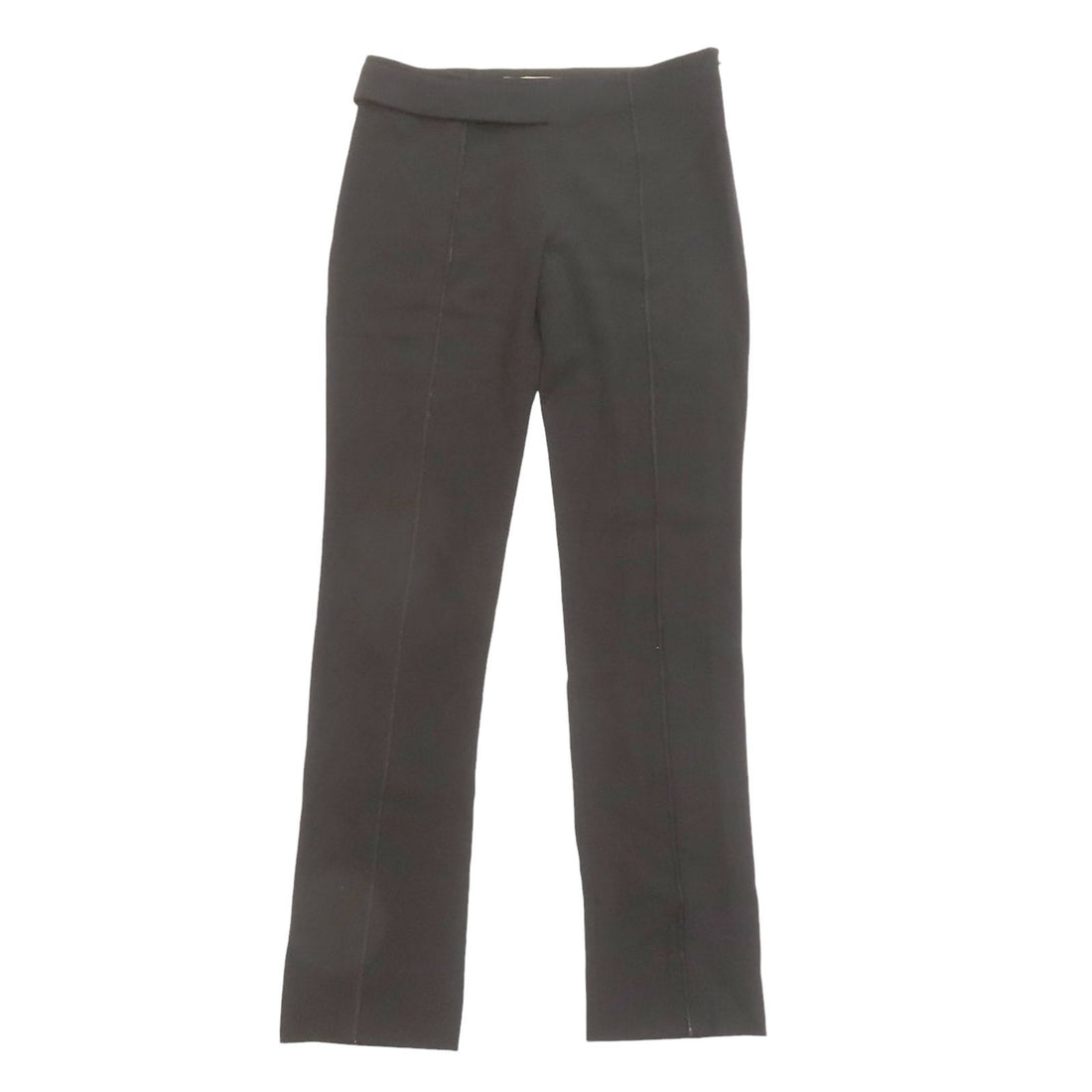 Balenciaga Black Polyester Straight Leg Pants 36