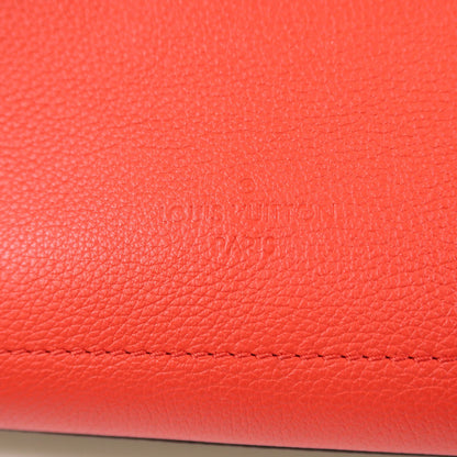 Louis Vuitton Cowhide Leather Lockme Ever Bb Hand-turn Shoulder Bag White Red Black/red/white 2way Shoulder Bag M 53950