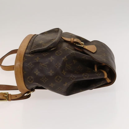 Louis Vuitton Monogram Montsouris Mm Backpack M 51136 Lv Auth