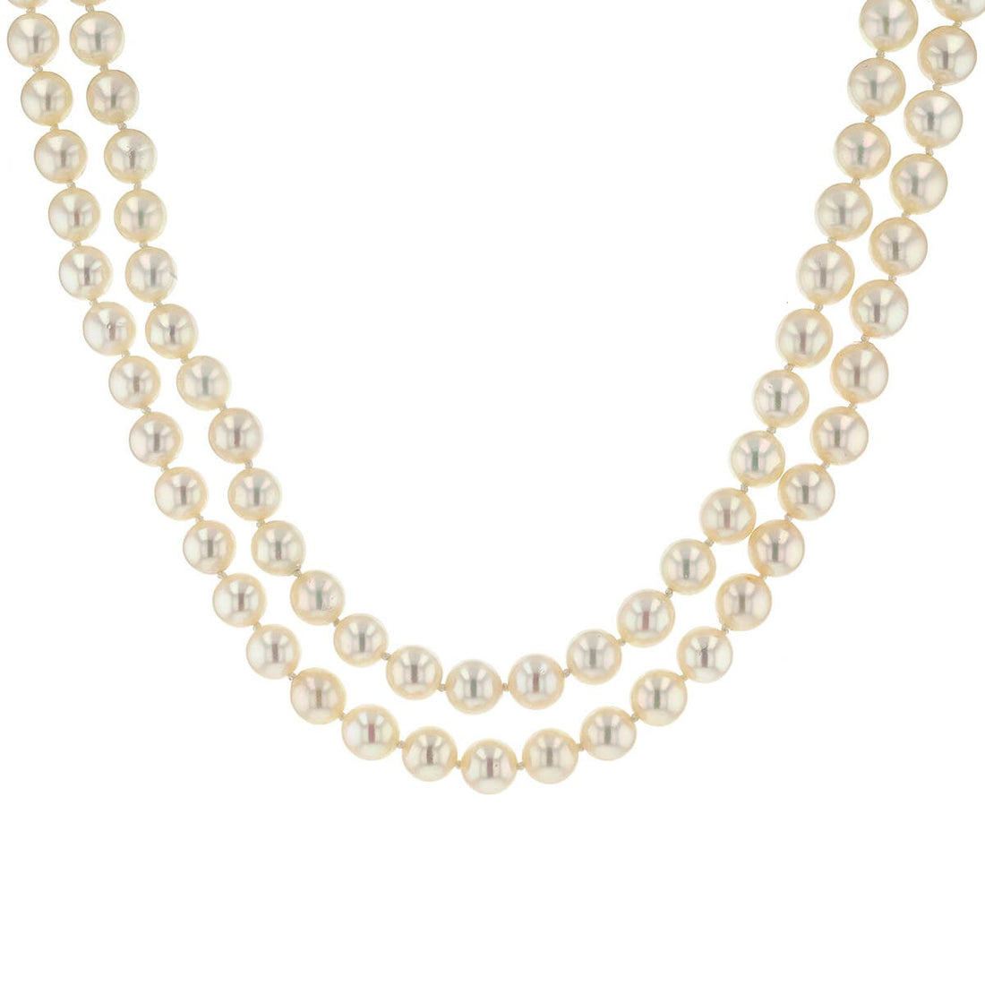 Cultured pearl, emeralds, diamonds and gold necklace