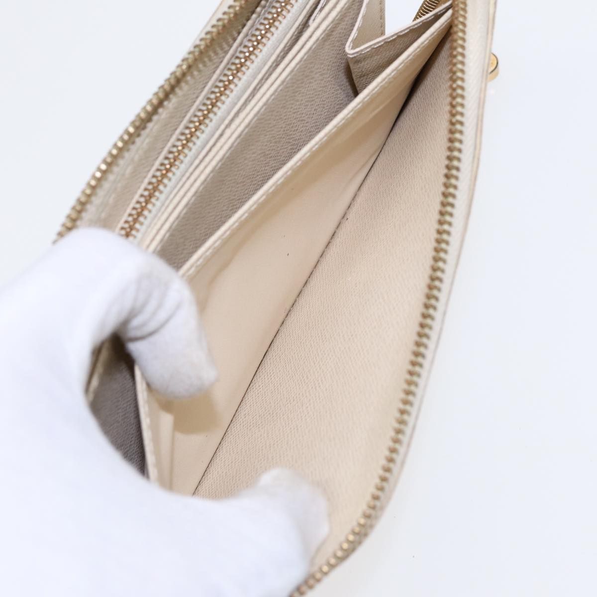 Louis Vuitton Zippy Wallet, Damier Azur