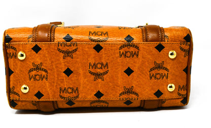 MCM Boston Bag Cognac Viseto