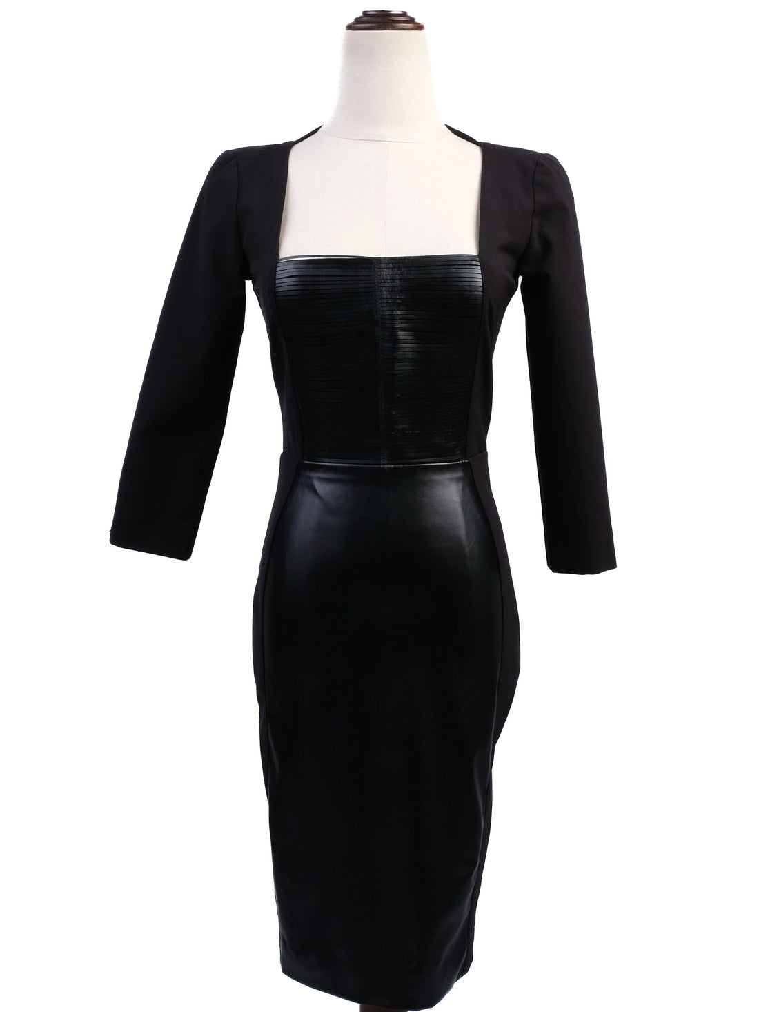 Excellent Elisabetta Franchi Black Bodycon Dress Size M