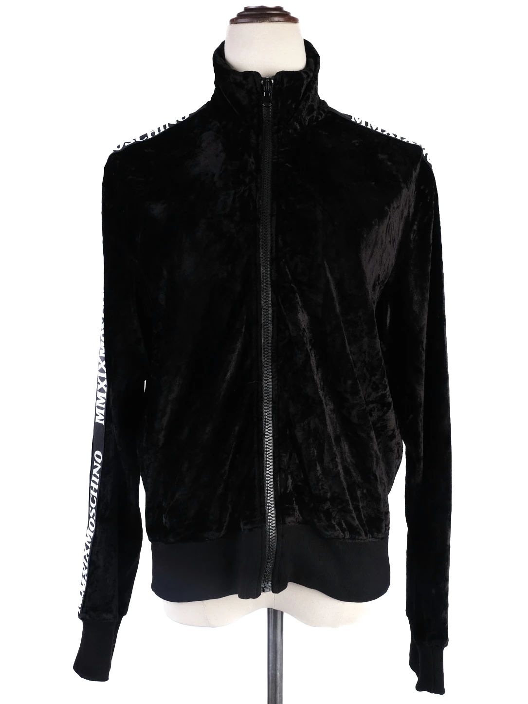 Moschino Black Zip-Up Jacket XS Excellent Condition