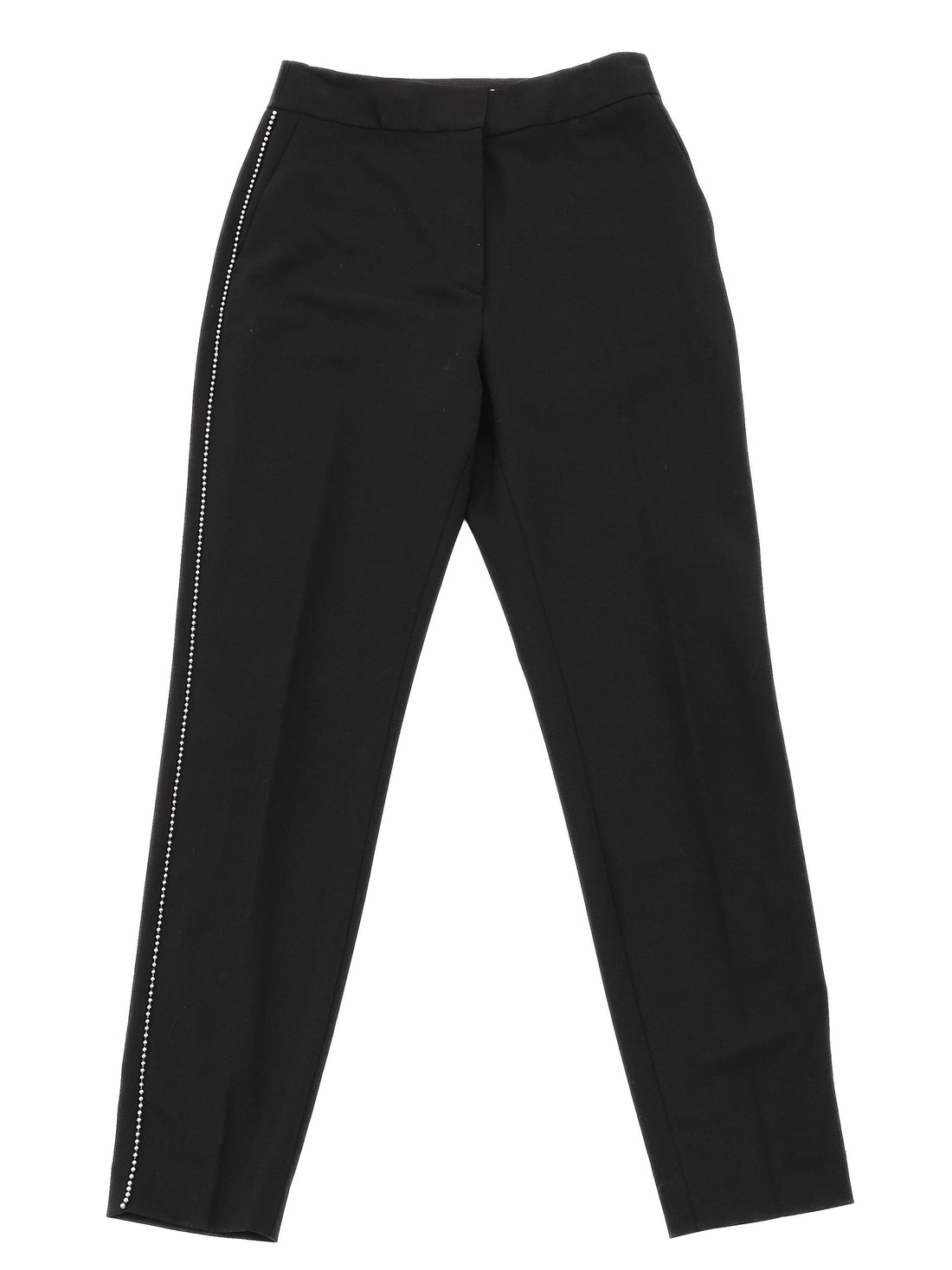 Excellent Alexander Wang Black Wool Pants Size XS with Stud Details