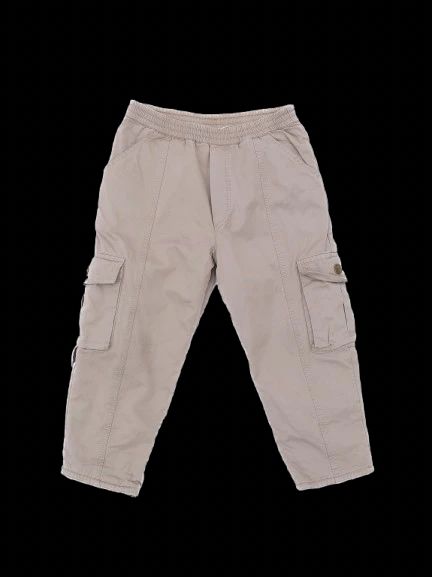 Excellent Dior Gray Cotton Cargo Pants Size 2 for Kids