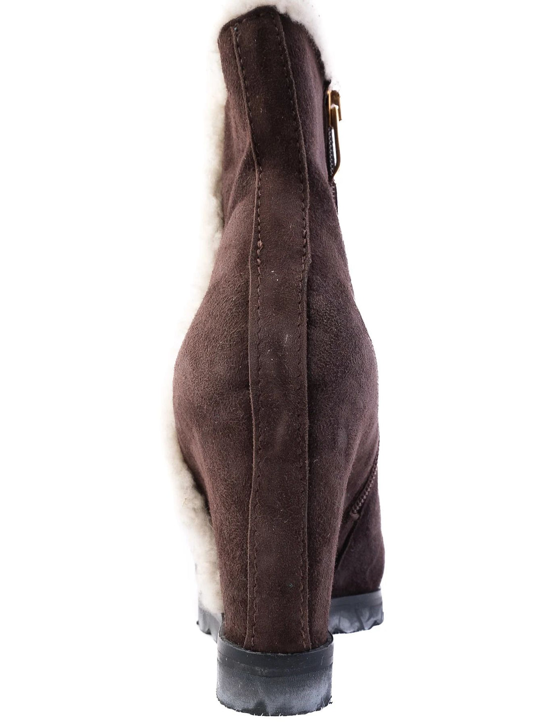 Excellent Guido Scariglia Orange Leather Boots Size 37 for Women
