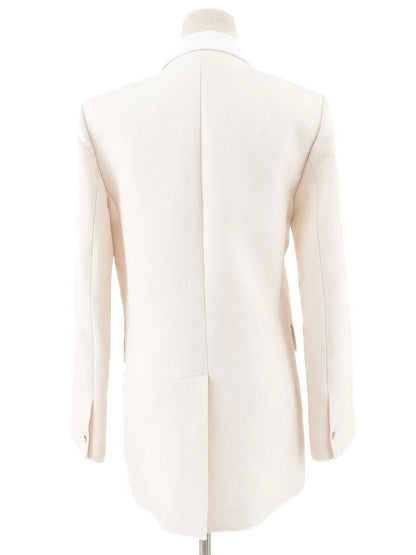 Good Sandro Blazer Yellow Lyocell Size XS Women